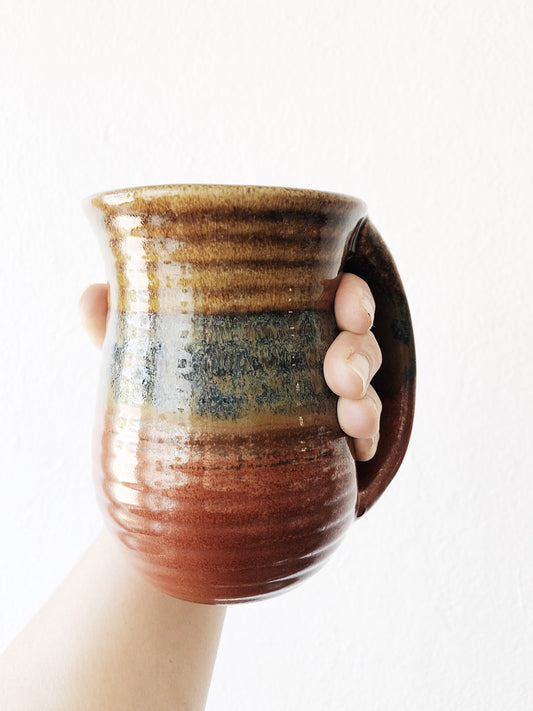 Pair of Two Vintage Hug Mugs