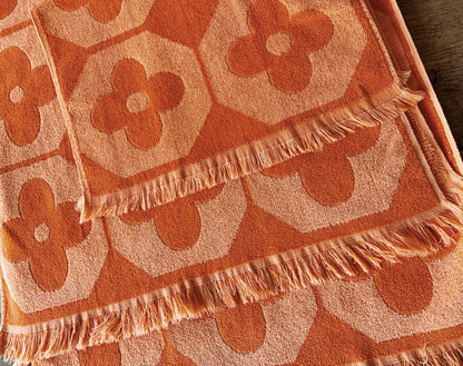 Vintage Three Piece Cotton Towel Set