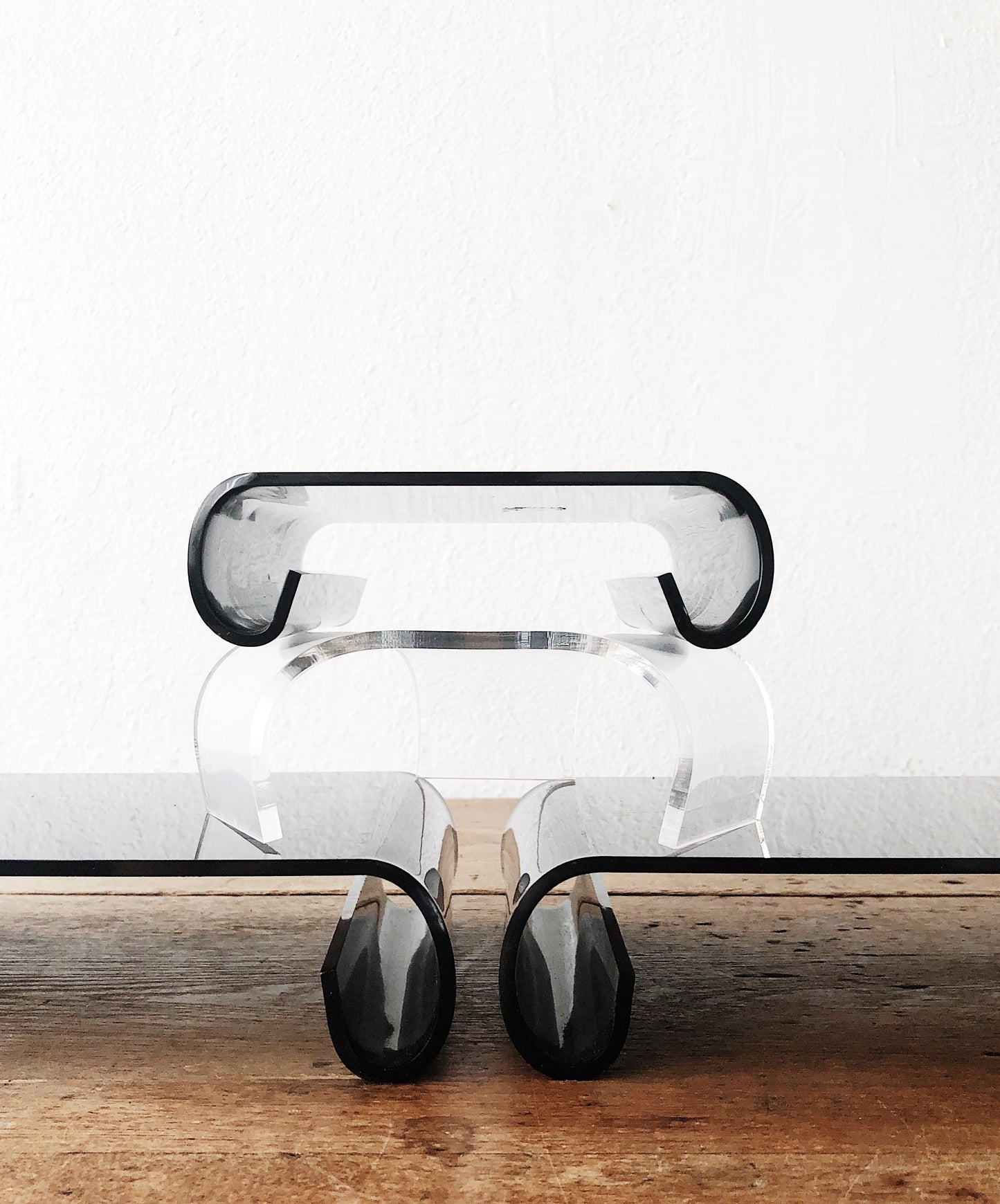 Vintage Clear Lucite Stand