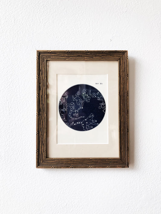Antique Zodiac Constellations Plate