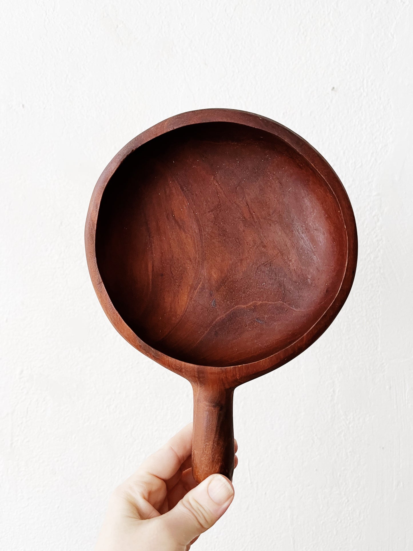 Vintage Handled Wood Bowls