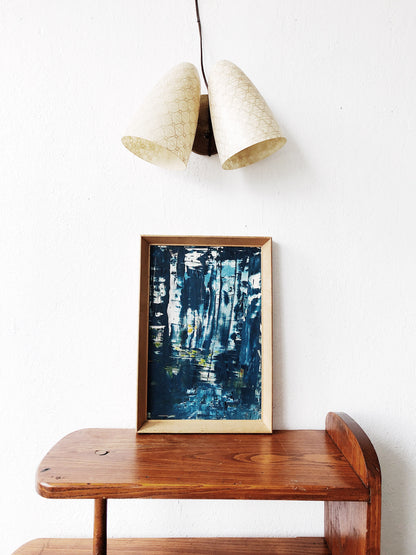 Vintage Mid Century Double Bullet Lamp
