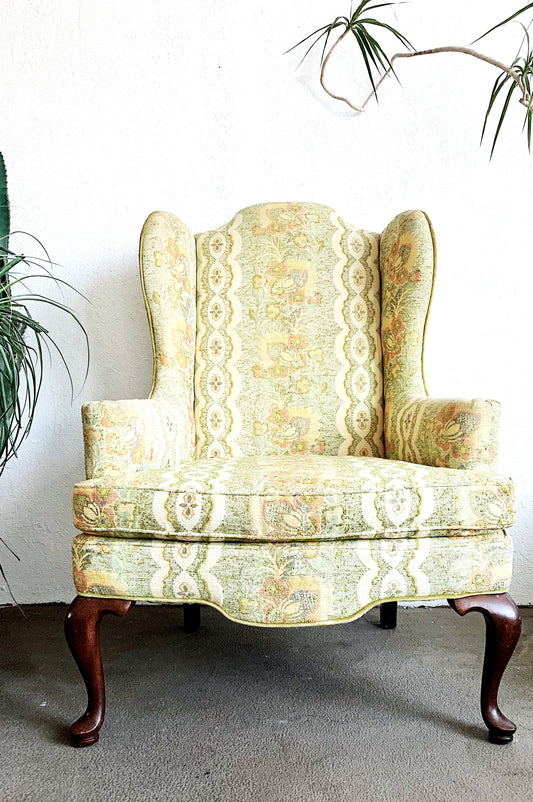 Vintage Wingback Chair