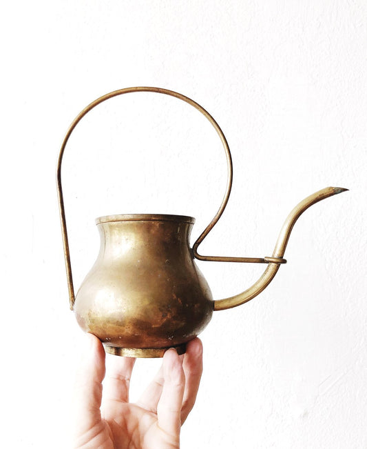 Vintage Brass Watering Can