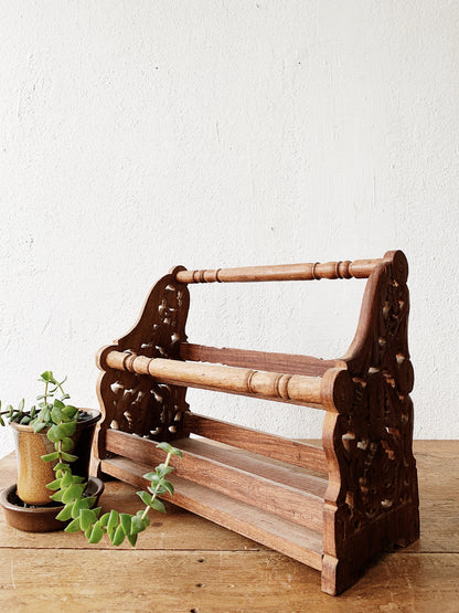 Vintage Wood Display Rack