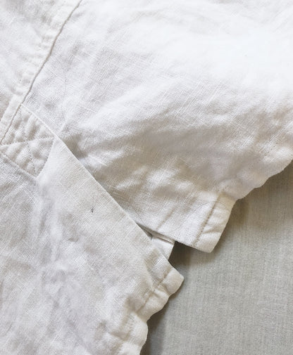 Boxy Linen Button Down