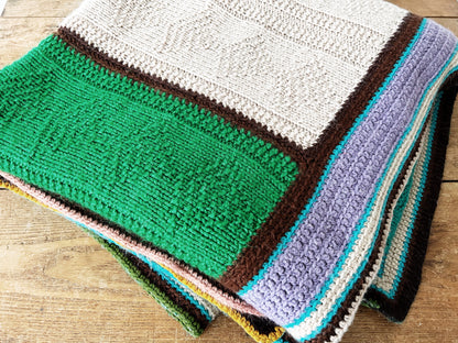 Vintage Full Size Crochet Blanket