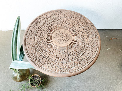 Vintage Cutout Wood Folding Table