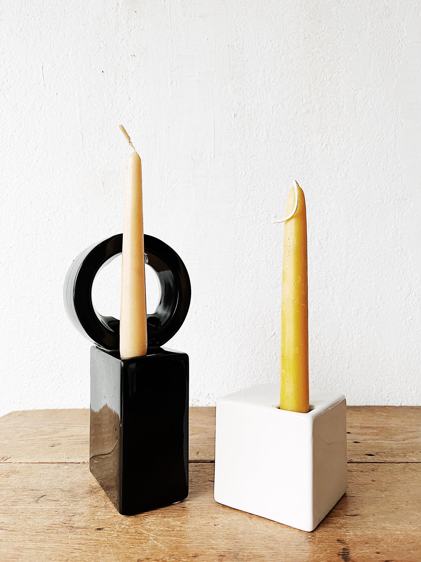 Vintage Post Modern Ceramic Candle Holder