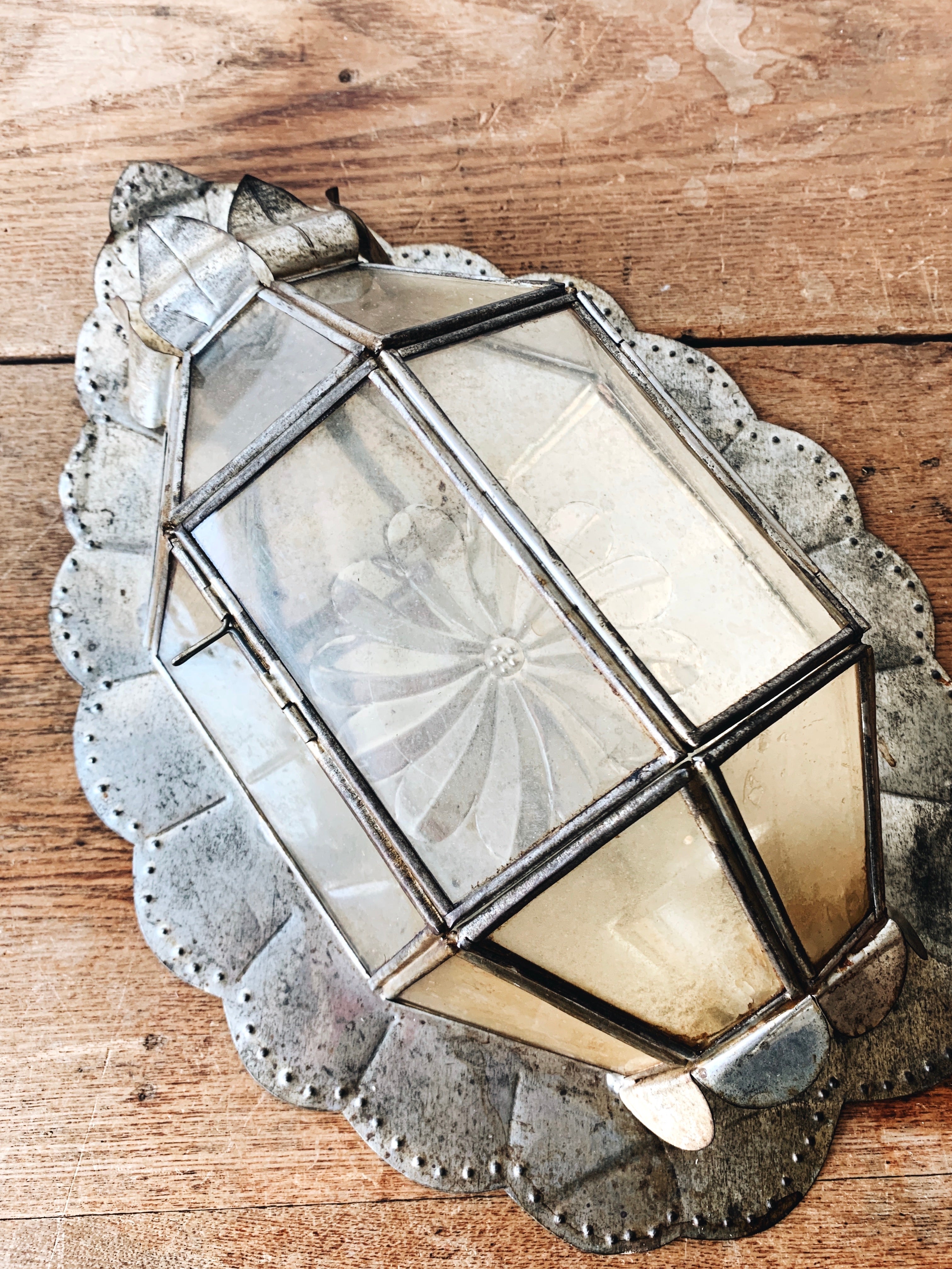 Mexican Tin Wall Sconce - Thumbnail 3