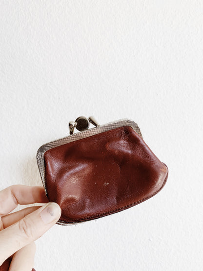 Vintage Leather Coin Purse