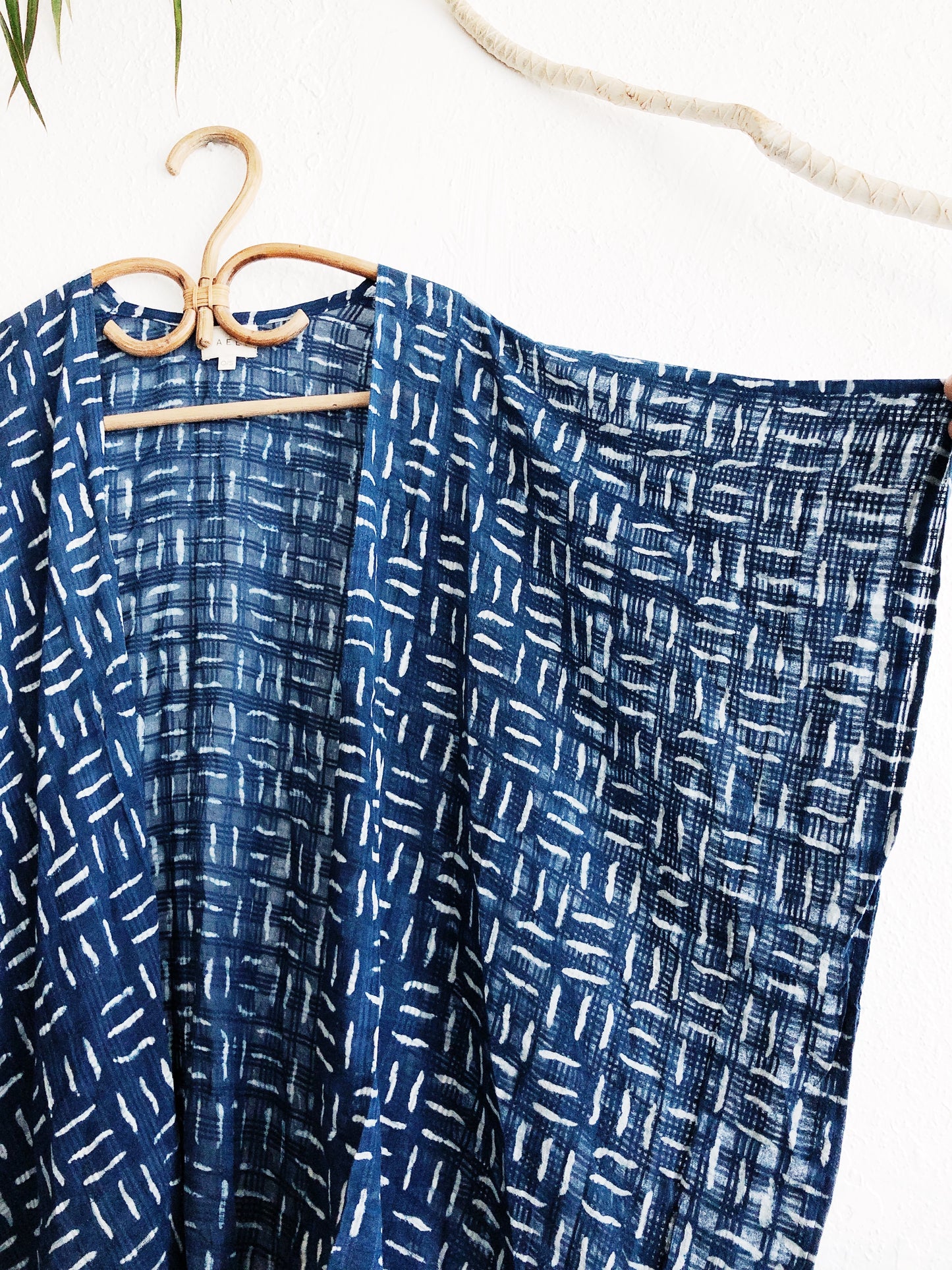 Block Printed Kimono Cover Up