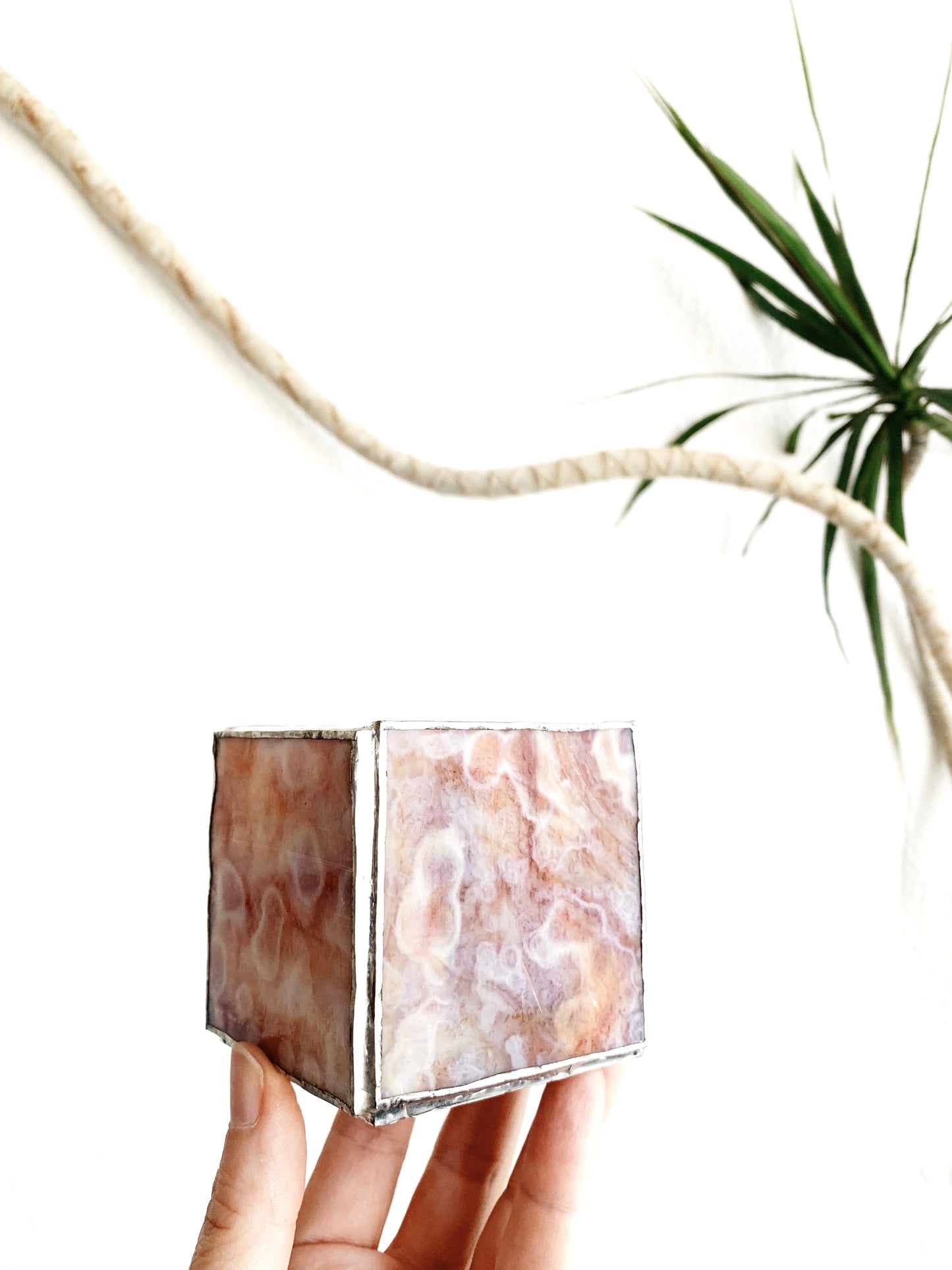 Stained Glass Votive Holder