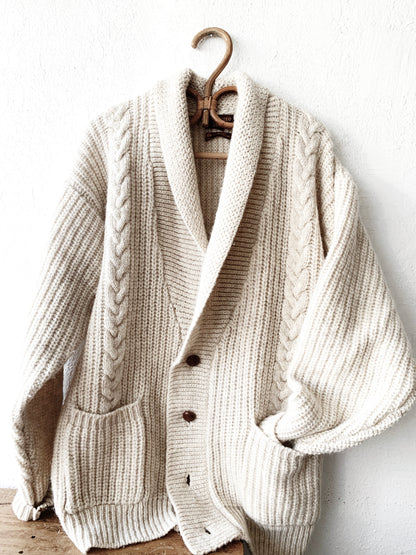 Vintage Oversized Wool Cardigan