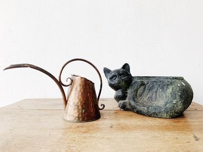 Vintage Hammered Copper Watering Can