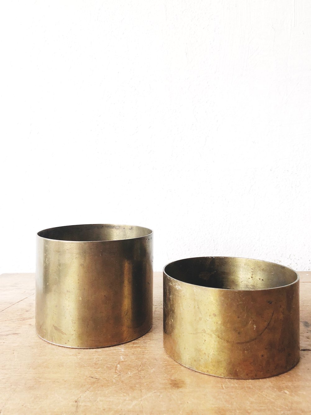 Solid Brass Cylinder Vessel