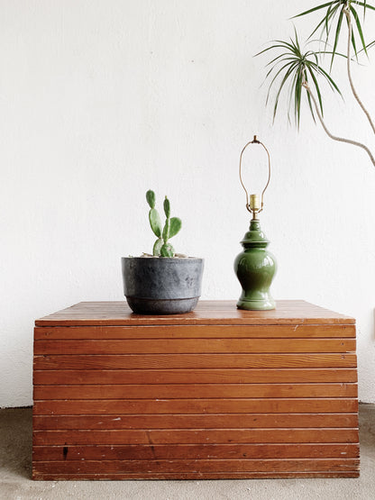 Vintage Green Ceramic lamp