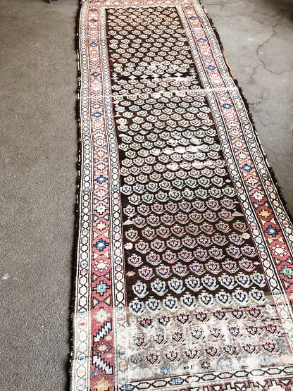 Vintage Kuba Caucasian Wool Runner