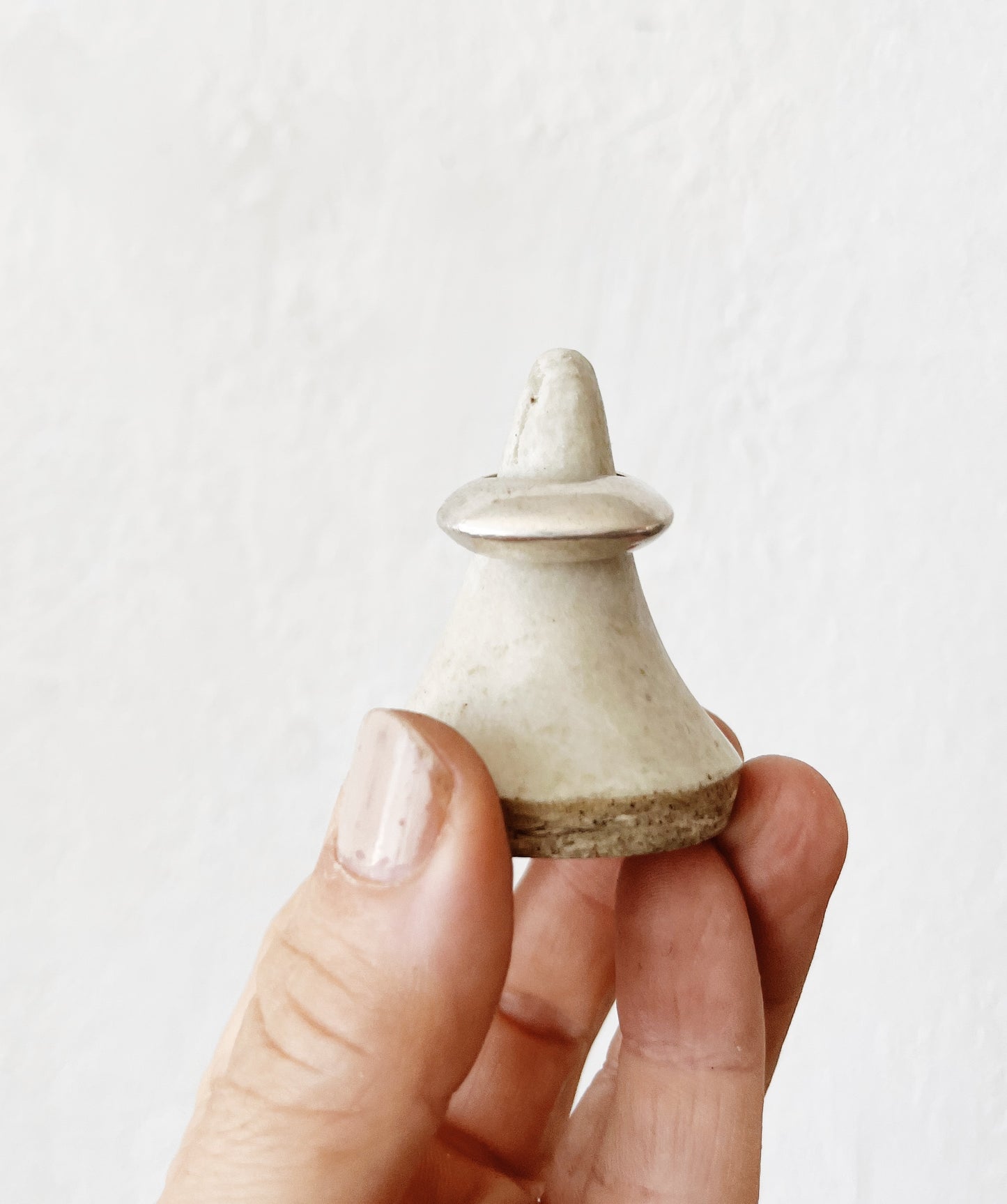 Modernist Sterling Dome Ring