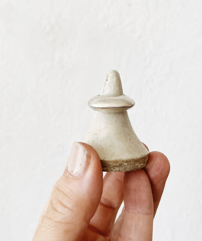 Modernist Sterling Dome Ring