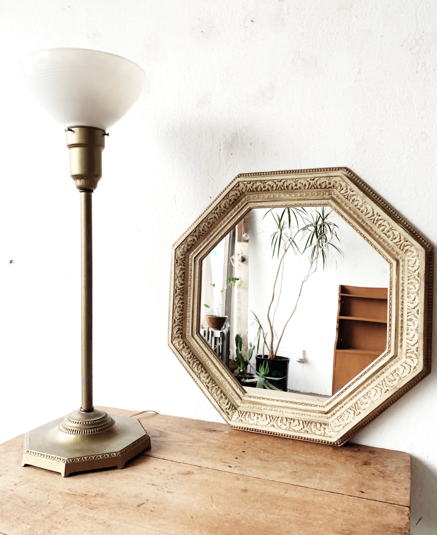 Antique Torchiere Lamp