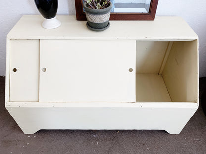 Vintage Handmade Ply Storage Cupboard