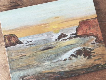 Vintage Seascape Painting