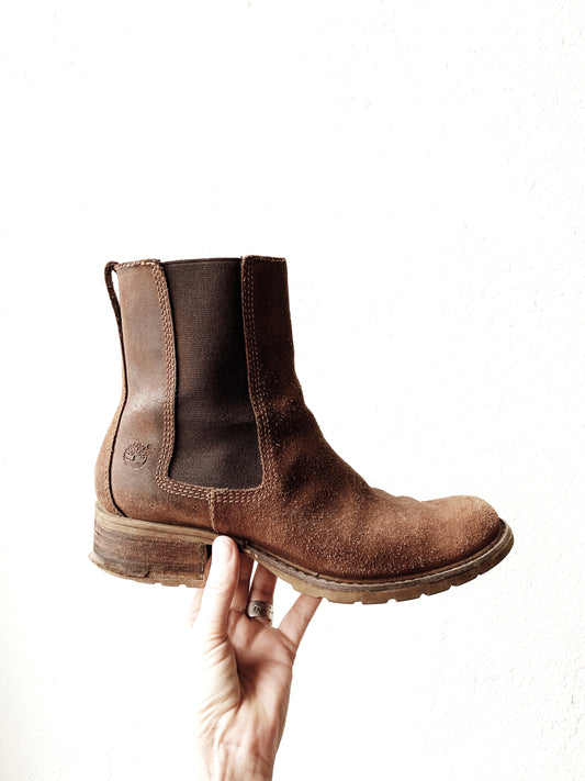 Timberland Suede Chelsea Boot 8.5 Womens