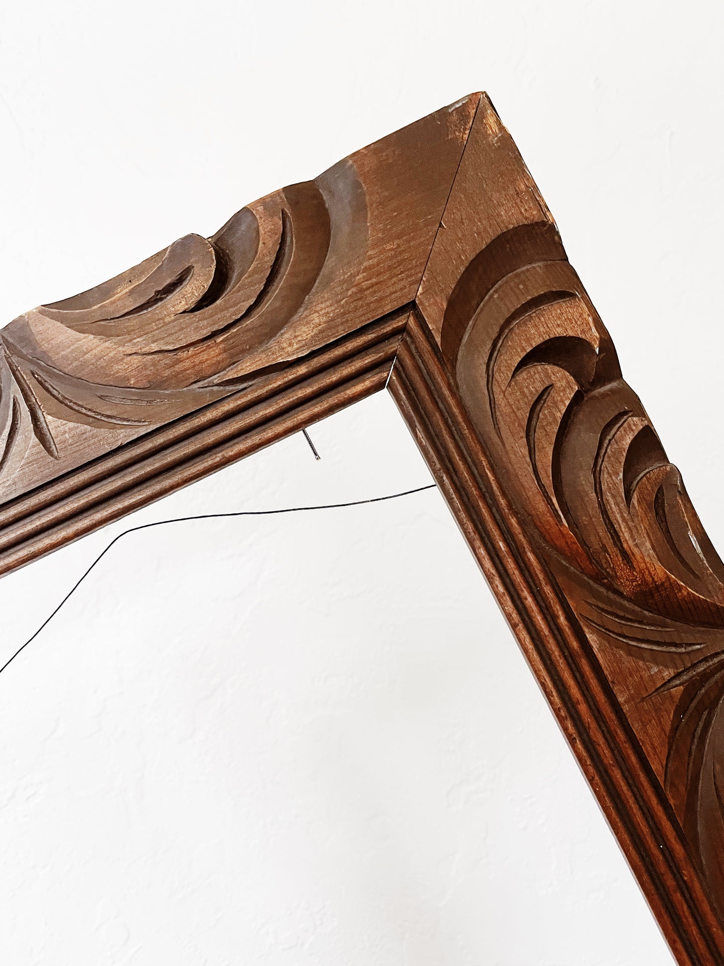 Antique Carved Wood Frame