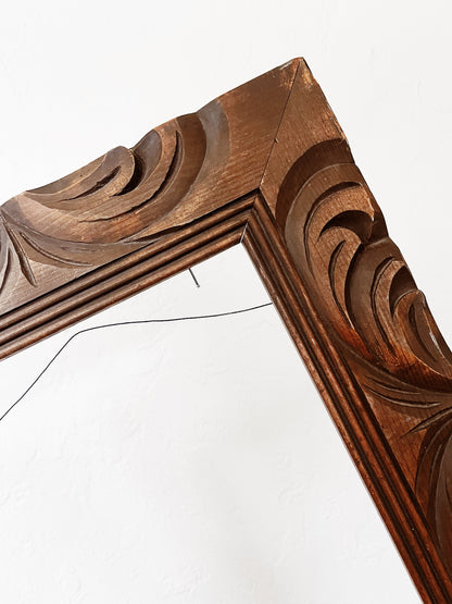 Antique Carved Wood Frame