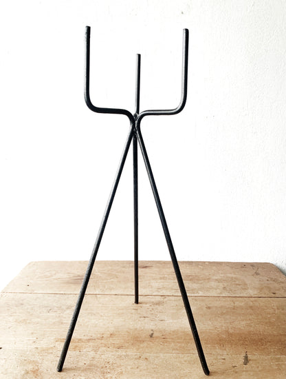 Mid Century Iron Plant Stand