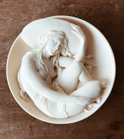 Vintage Benvenuti Alabaster Muse Sculpture
