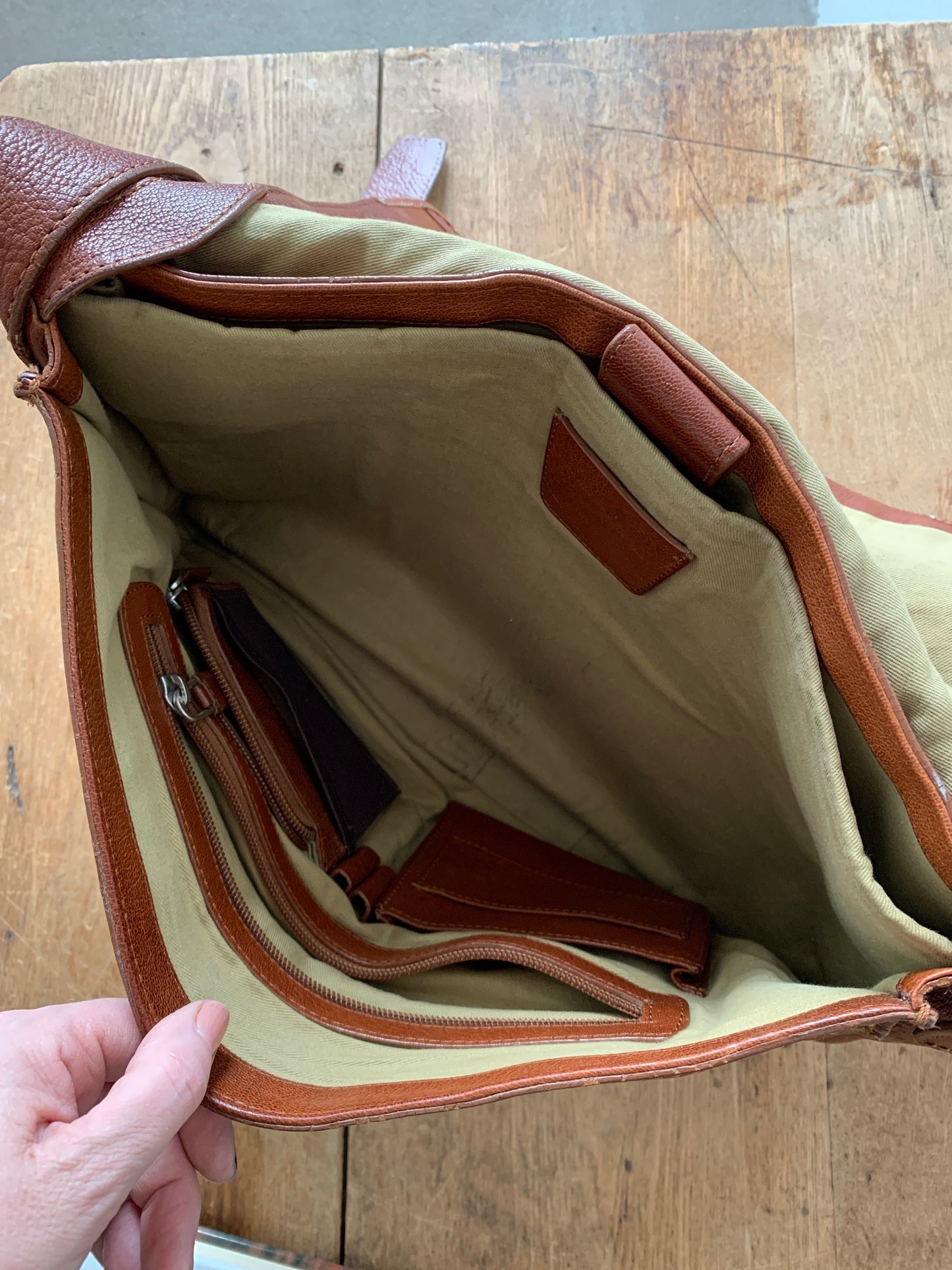 Vintage Cole Haan Leather Satchel