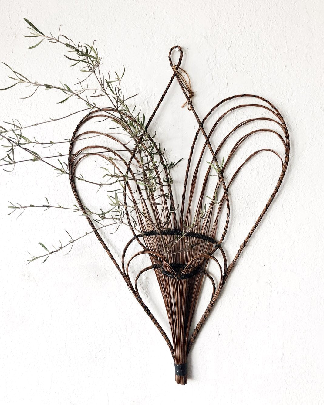 Vintage Grapevine Basket