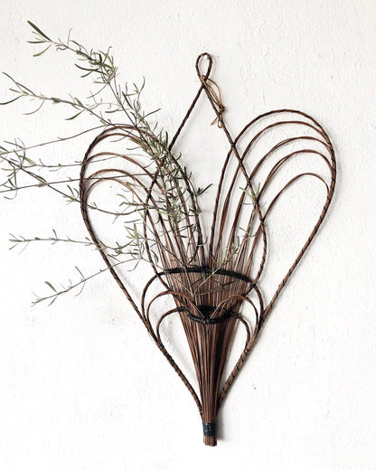 Vintage Grapevine Basket