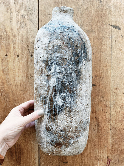 Large Wood Fired Pottery Vase