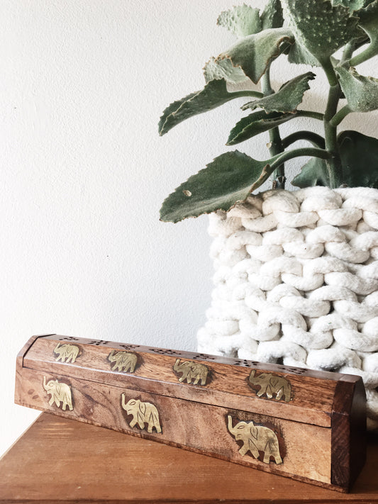 Deluxe Wood Incense Holder