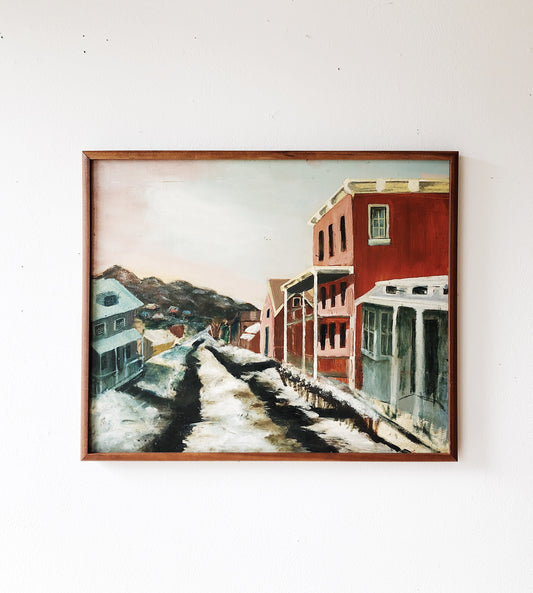 Vintage Landscape Oil Painting