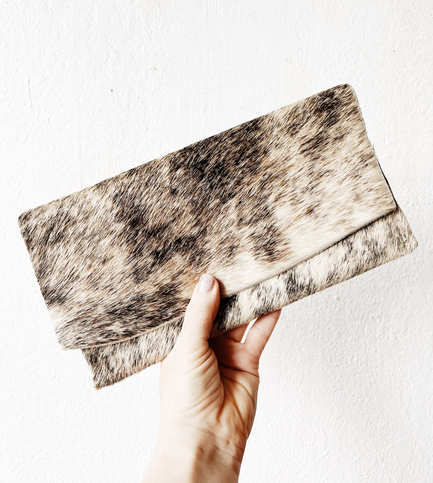 Handmade Hide Envelope Clutch