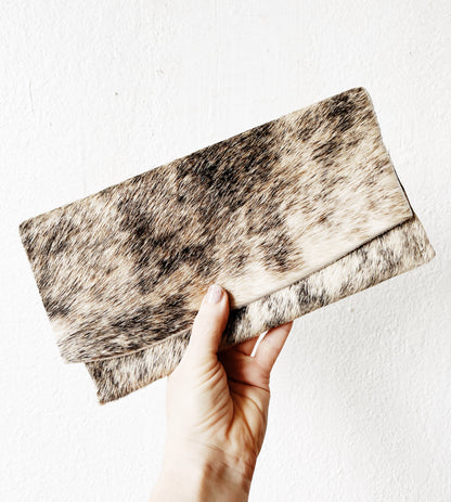 Handmade Hide Envelope Clutch
