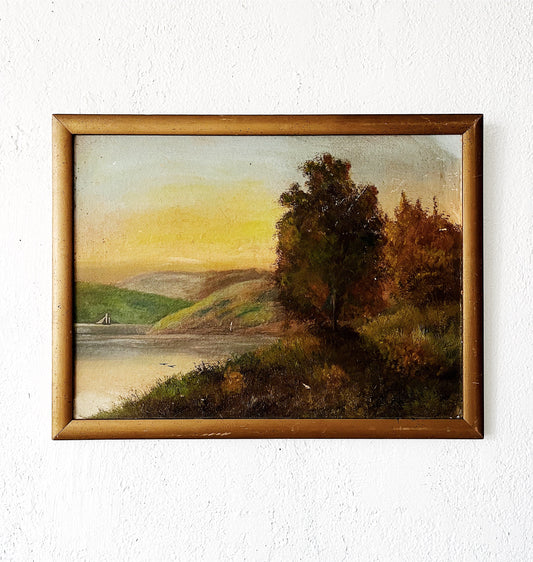Antique Landscape Painting