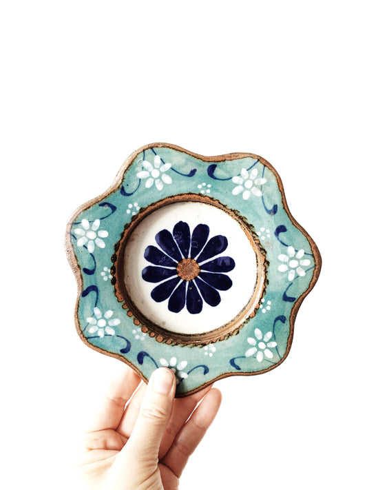 Tonala Hand Painted Pottery Dish