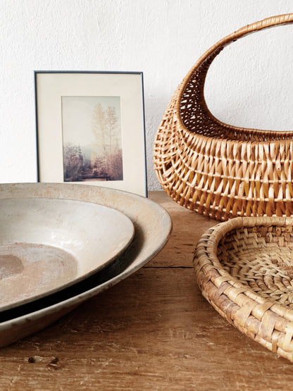 Vintage Handled Basket