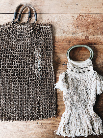 Vintage Macrame Handbag