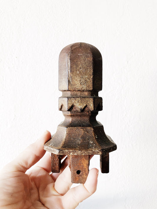 Antique Iron Finial
