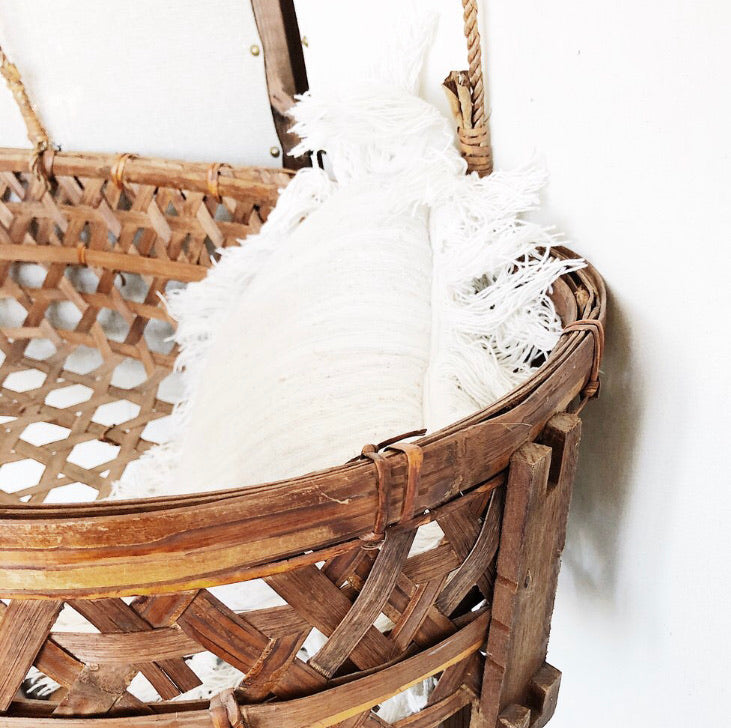 Vintage Indian Cotton Pillow