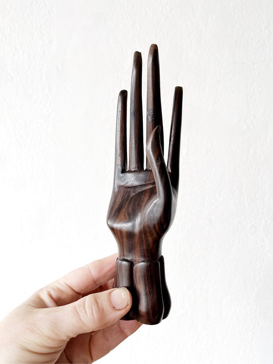 Carved Wood Hand