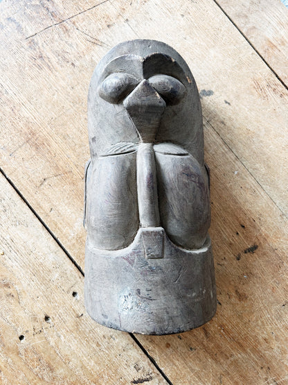 Antique Carved Wood Sculpture