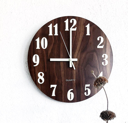 Vintage Wall Clock - Glow in Dark