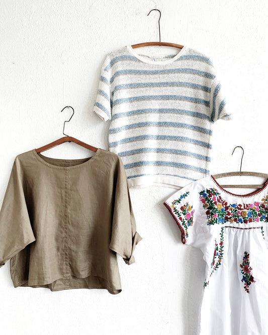 Vintage Cotton or Linen Top